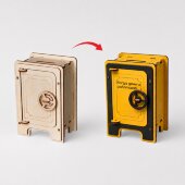Деревянный 3d пазл Сейф Деревянный 3d пазл Сейф