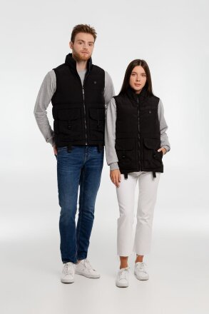 Жилет с подогревом Thermalli Zermatt, черный Жилет с подогревом Thermalli Zermatt, черный