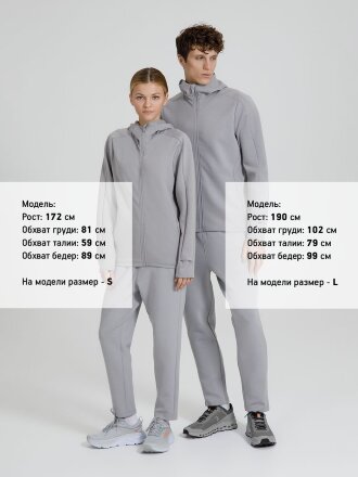 Куртка с капюшоном унисекс Begi, серая Куртка с капюшоном унисекс Begi, серая