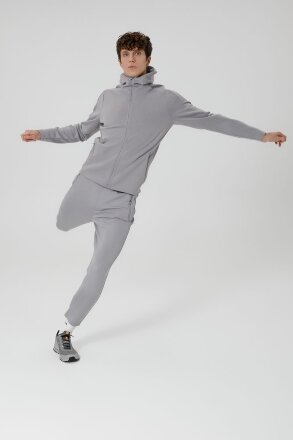 Куртка с капюшоном унисекс Begi, серая Куртка с капюшоном унисекс Begi, серая