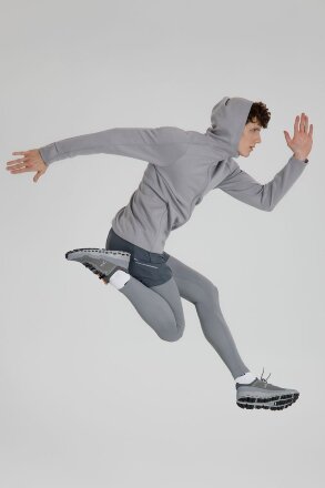 Куртка с капюшоном унисекс Begi, серая Куртка с капюшоном унисекс Begi, серая