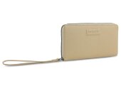 Кошелёк женский BUGATTI Elsa, с защитой RFID, песочного цвета, воловья кожа/полиэстер, 18,7х2х10 см Кошелёк женский BUGATTI Elsa, с защитой RFID, песочного цвета, воловья кожа/полиэстер, 18,7х2х10 см