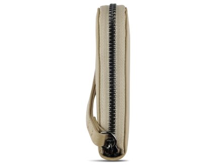 Кошелёк женский BUGATTI Elsa, с защитой RFID, песочного цвета, воловья кожа/полиэстер, 18,7х2х10 см Кошелёк женский BUGATTI Elsa, с защитой RFID, песочного цвета, воловья кожа/полиэстер, 18,7х2х10 см