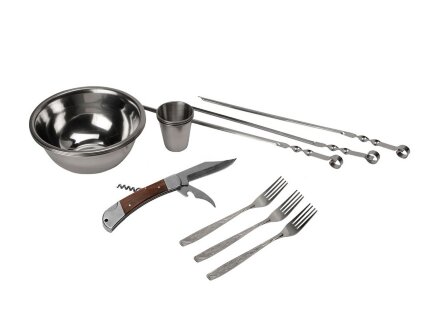 Набор Подарочный с многофункциональным ножом, темно-коричневый/бордовый Набор Подарочный с многофункциональным ножом, темно-коричневый/бордовый