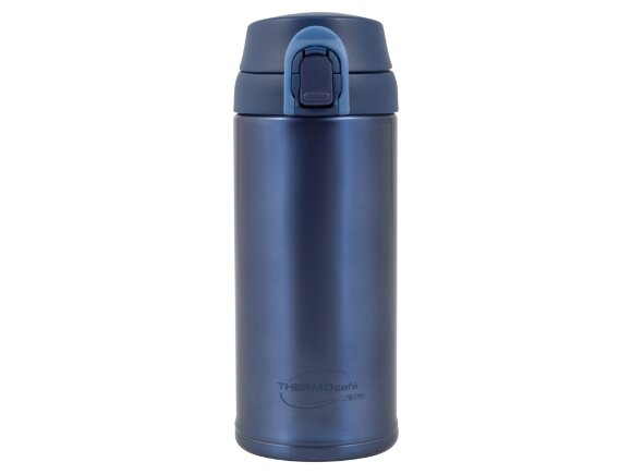 Термос из нерж. стали тм ThermoCafe ТС-350T (Blue), 0.35L, синий с нанесением логотипа
