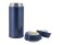 Термос из нерж. стали тм ThermoCafe ТС-350T (Blue), 0.35L, синий с нанесением логотипа
