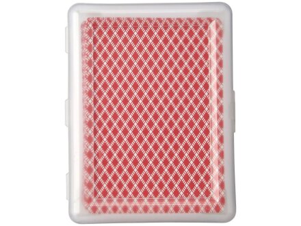 Карточная игра Reno в чехле, прозрачный/красный Карточная игра Reno в чехле, прозрачный/красный