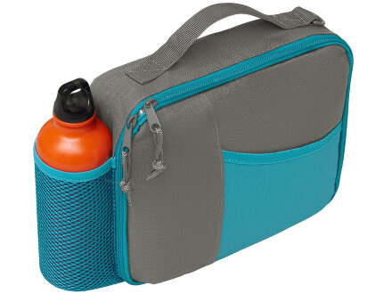 Изотермическая сумка-холодильник Breeze New для ланч-бокса, серый/голубой