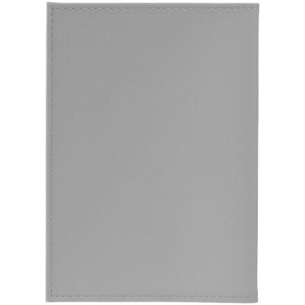 Обложка для паспорта Shall, серая Обложка для паспорта Shall, серая