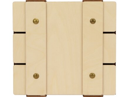 Деревянная подарочная коробка с крышкой Ларчик на бечевке Деревянная подарочная коробка с крышкой Ларчик на бечевке