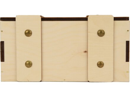 Деревянная подарочная коробка с крышкой Ларчик на бечевке Деревянная подарочная коробка с крышкой Ларчик на бечевке