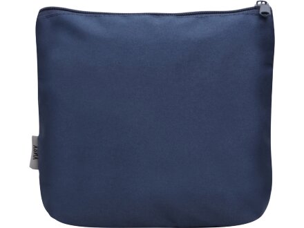 Органайзер для электроники и проводов Amalia из полиэстера 300D с подкладкой, темно-синий