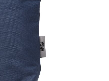 Органайзер для электроники и проводов Amalia из полиэстера 300D с подкладкой, темно-синий