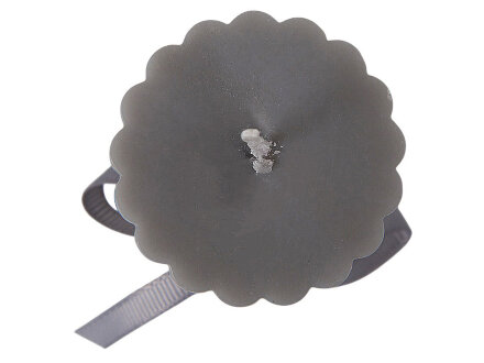 Набор свечей с гранями Vela, темно-серый, белый