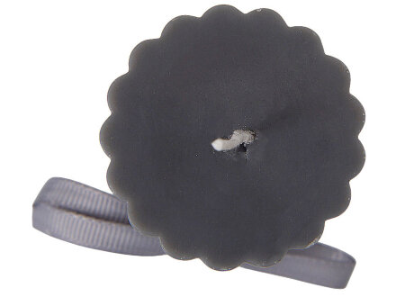 Набор свечей с гранями Vela, темно-серый, белый