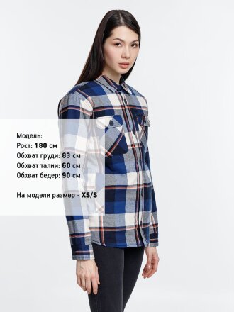 Куртка-рубашка оверсайз унисекс Noah, синяя Куртка-рубашка оверсайз унисекс Noah, синяя