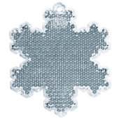 Пешеходный светоотражатель «Снежинка», белый Пешеходный светоотражатель «Снежинка», белый