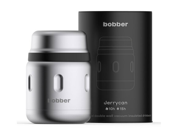 Термос для еды, вакуумный, бытовой, тм bobber. Объем 0.47 литра. Артикул Jerrycan-470 Matte с нанесением логотипа