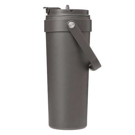 Термокружка вакуумная Solo, серая