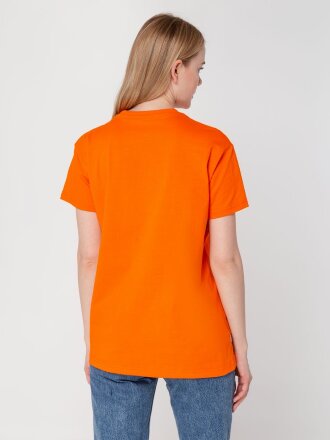 Футболка унисекс T-Bolka 160, оранжевая Футболка унисекс T-Bolka 160, оранжевая