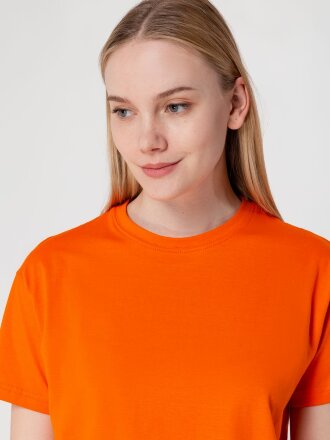 Футболка унисекс T-Bolka 160, оранжевая Футболка унисекс T-Bolka 160, оранжевая