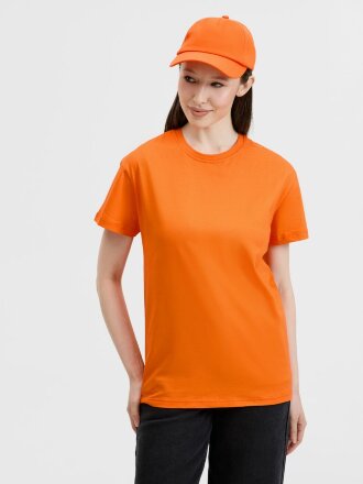Футболка унисекс T-Bolka 160, оранжевая