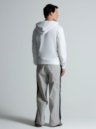 Толстовка на молнии с капюшоном Siverga 2.0, белая Толстовка на молнии с капюшоном Siverga 2.0, белая