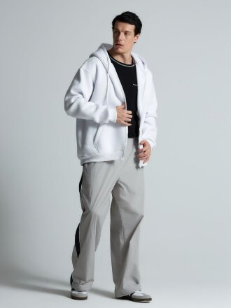 Толстовка на молнии с капюшоном Siverga 2.0, белая Толстовка на молнии с капюшоном Siverga 2.0, белая