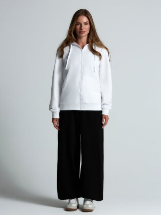 Толстовка на молнии с капюшоном Siverga 2.0, белая Толстовка на молнии с капюшоном Siverga 2.0, белая