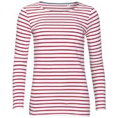 Футболка женская Marine Women, белая с красным Футболка женская Marine Women, белая с красным