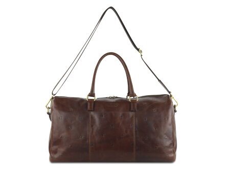 Сумка дорожная Mano Don Leon, натуральная кожа в коричневом цвете, 50 х 27 х 24 см Сумка дорожная Mano Don Leon, натуральная кожа в коричневом цвете, 50 х 27 х 24 см