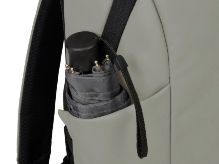 Рюкзак Sofit для ноутбука из экокожи, оливковый