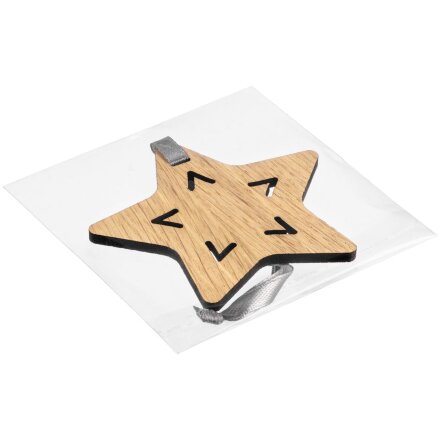 Деревянная подвеска Christmate, звезда Деревянная подвеска Christmate, звезда