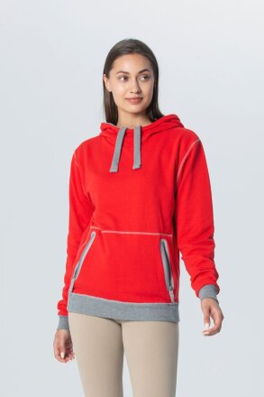 Двусторонняя толстовка Revers, серая с красным Двусторонняя толстовка Revers, серая с красным