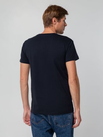 Футболка унисекс T-bolka 140, темно-синяя Футболка унисекс T-bolka 140, темно-синяя