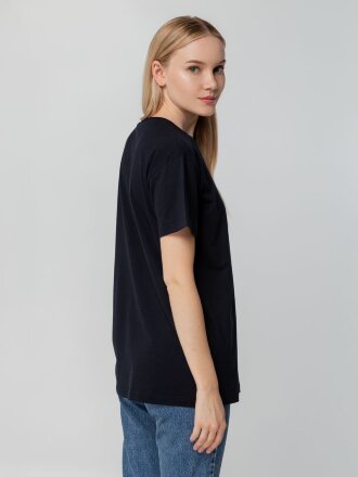 Футболка унисекс T-bolka 140, темно-синяя Футболка унисекс T-bolka 140, темно-синяя