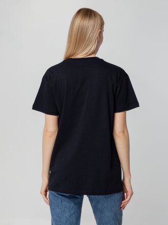 Футболка унисекс T-bolka 140, темно-синяя Футболка унисекс T-bolka 140, темно-синяя