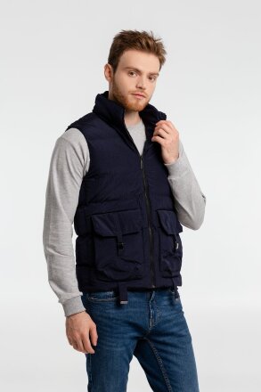 Жилет с подогревом Thermalli Zermatt, темно-синий Жилет с подогревом Thermalli Zermatt, темно-синий