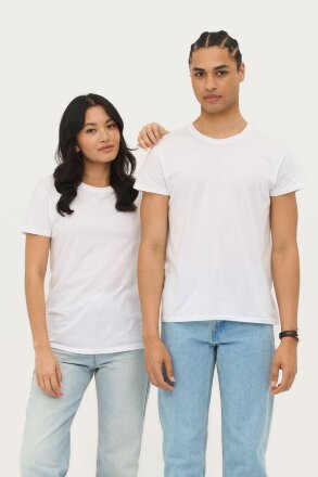 Футболка унисекс Epic, белая Футболка унисекс Epic, белая