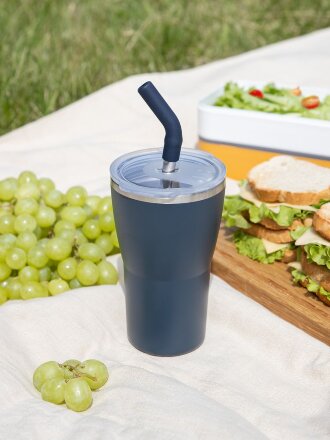 Термостакан Sapporo без логотипа, темно-синий Термостакан Sapporo без логотипа, темно-синий