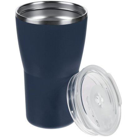 Термостакан Sapporo без логотипа, темно-синий Термостакан Sapporo без логотипа, темно-синий