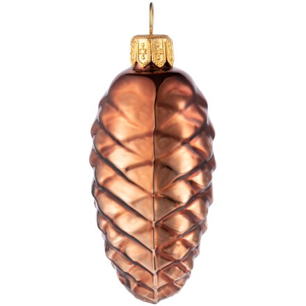 Елочная игрушка «Шишка», коричневая Елочная игрушка «Шишка», коричневая