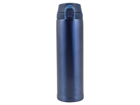 Термос из нерж. стали тм ThermoCafe ТС-600T (Blue), 0.6L, синий с нанесением логотипа