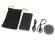 Портативный набор с беспроводным зарядным устройством (power bank) Force, 8000 mAh с нанесением логотипа
