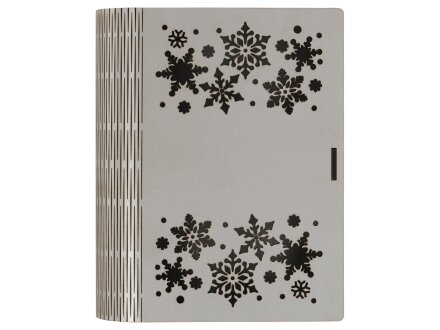 Деревянная коробка с резной крышкой Книга, М Деревянная коробка с резной крышкой Книга, М