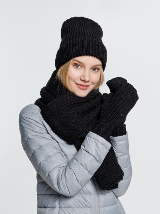 Шарф Nordkyn, черный Шарф Nordkyn, черный