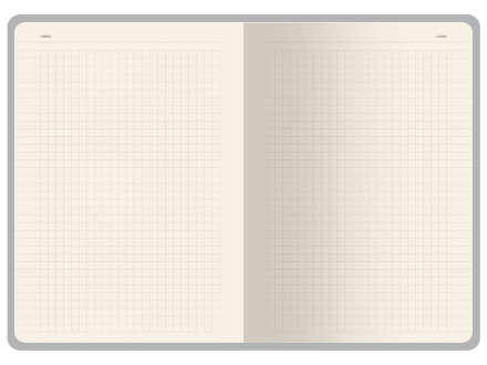 Бизнес-тетрадь А5 Pragmatic Contrast, 40 листов в клетку, бордовый с темно-серым срезом