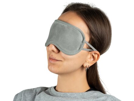 Маска для глаз Dream из полиэстер спандекс плюш, серый Маска для глаз Dream из полиэстер спандекс плюш, серый