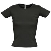 Футболка женская с круглым вырезом Lady 220 черная Футболка женская с круглым вырезом Lady 220 черная