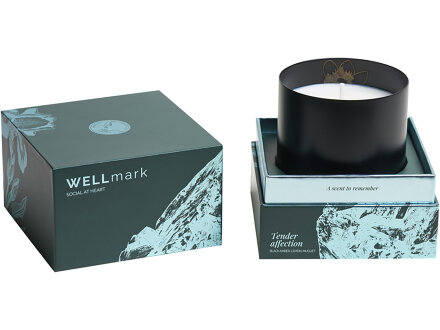 Ароматическая свеча Wellmark Tender Affection - сплошной черный